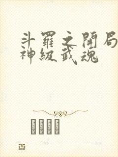 斗罗之开局签到神级武魂