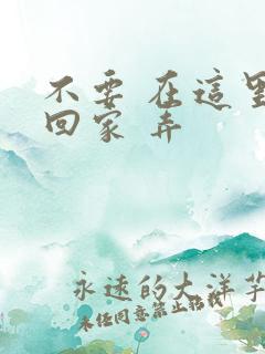 不要 在这里 回家 弄