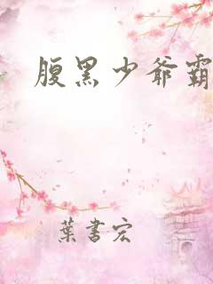 腹黑少爷霸道爱