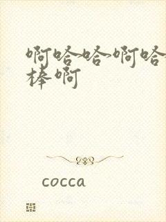 啊哈哈啊哈哈好棒啊