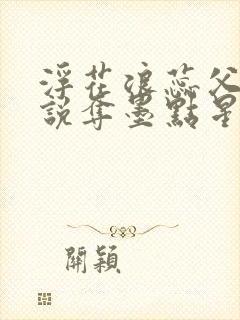 浮花浪蕊父女小说夺墨点星