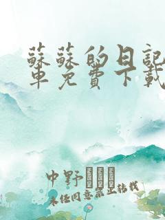 苏苏的日记公交车免费下载