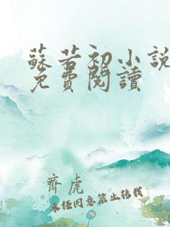 苏若初小说全文免费阅读