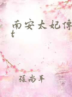 南安太妃传txt