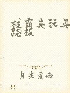 校霸夹玩具坐跷跷板