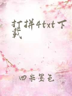 打拼4txt下载