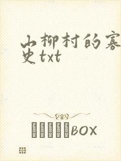 山柳村的寡妇情史txt