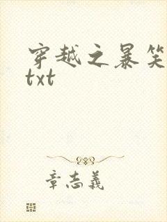 穿越之暴笑王妃txt