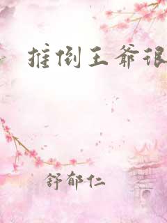 推倒王爷很重要