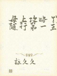 母上攻略 竹影随行第一主板