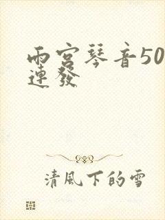 雨宫琴音500连发