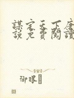 谋定天下唐诚小说免费阅读