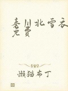 秦川北雪衣小说免费