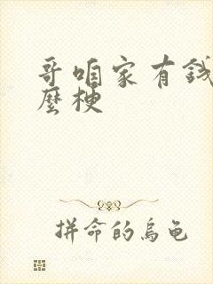 哥咱家有钱了什么梗