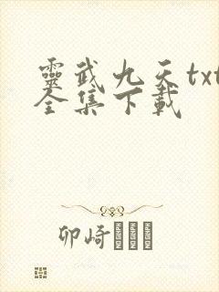 灵武九天txt全集下载
