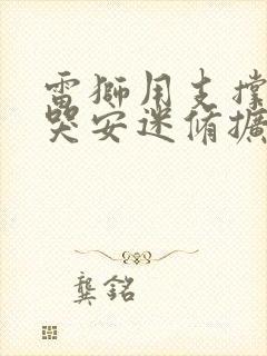 雷狮用支撑器玩哭安迷修扩张