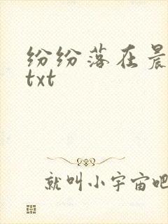 纷纷落在晨色里txt