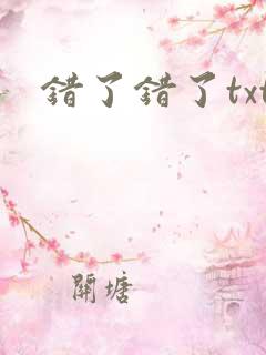 错了错了txt