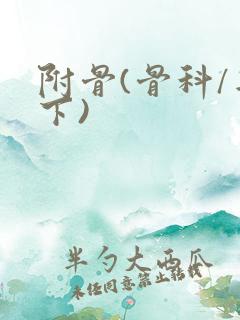 附骨(骨科/年下)