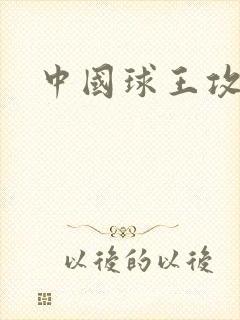 中国球王攻略