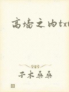 高墙之内txt