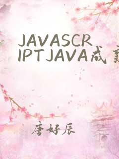 JAVASCRIPTJAVA成熟亲子