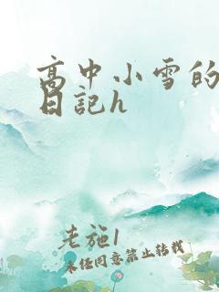 高中小雪的性欢日记h