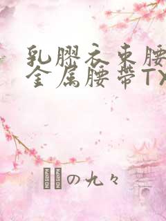 乳胶衣束腰勒紧金属腰带TXT