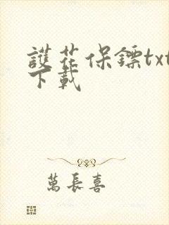 护花保镖txt下载