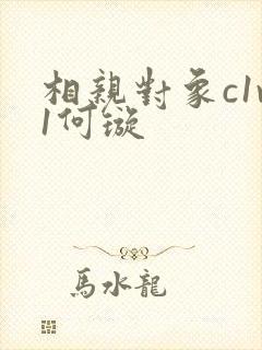 相亲对象c1v1何璇