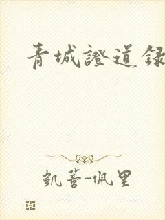 青城证道录