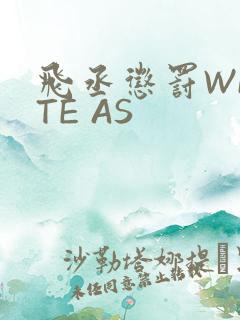 飞丞惩罚WRITE AS