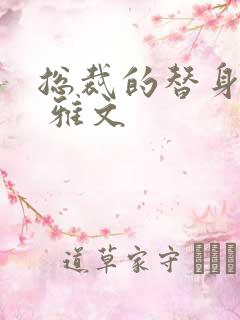 总裁的替身前妻 雅文