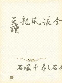 天龙风流全文阅读