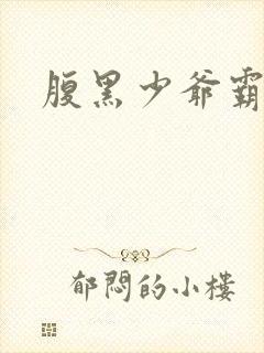 腹黑少爷霸道爱