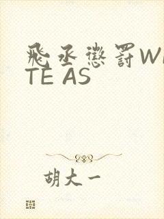 飞丞惩罚WRITE AS