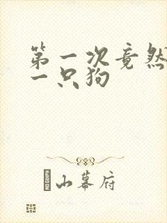 第一次竟然给了一只狗