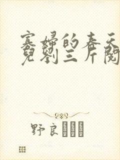 寡妇的春天白花儿刘三斤阅读