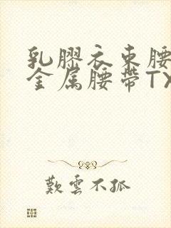 乳胶衣束腰勒紧金属腰带TXT