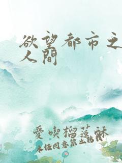 欲望都市之暧昧人间