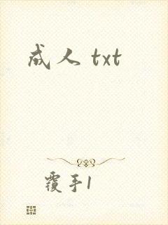成人 txt
