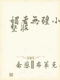 媚者无疆小说完整版