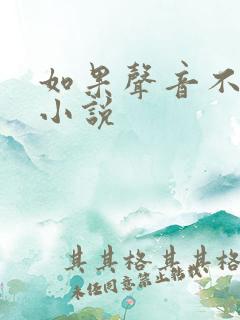 如果声音不记得小说