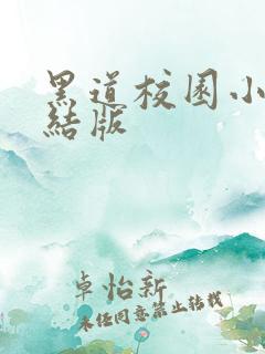 黑道校园小说完结版