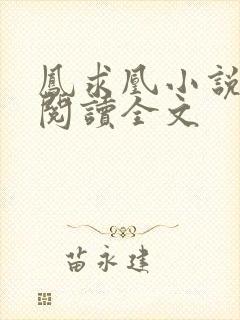 凤求凰小说免费阅读全文