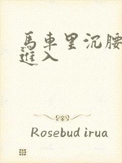 马车里沉腰缓缓进入