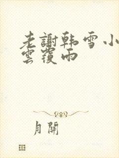 老谢韩雪小说翻云覆雨
