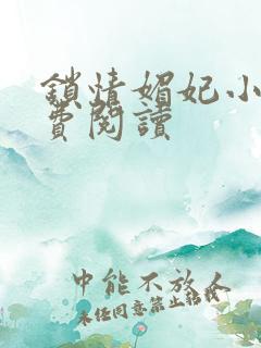 锁情媚妃小说免费阅读