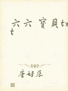 六六 宝贝txt