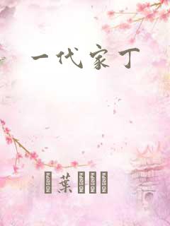 一代家丁